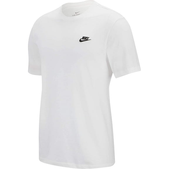 Nike Sportswear Club Men's T-Shirt Color: White/Black Size: XL