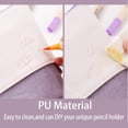 thumbnail image 5 of Retractable Pencil Case Stand Up Pencil Case Pencil Pouch Phone Holder Pens Case Standing Pen Pouch Bag Pencil Case Large Capacity Pencil Case Canvas Pencil Case,Green, 5 of 5