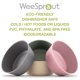 thumbnail image 2 of WeeSprout Juego de cuencos de bambú para niños de cuatro cuencos de bambú de 10 oz para niños, aptos para lavavajillas (rosa, verde, gris y beige), 2 of 9