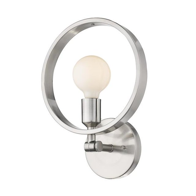 Golden Lighting 8330-1W PW Sloane 1-Light Wall Sconce, Pewter