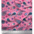 thumbnail image 1 of Soimoi Rayon Crepe Fabric Artistic Paisley Print Fabric by Yard 46 Inch Wide, 1 of 1