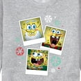 thumbnail image 3 of SpongeBob SquarePants - Christmas Photo Collage - Men's Crew Neck Fleece Pullover, 3 of 6