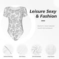 thumbnail image 5 of Picia Snake Womens One Piece Swimsuits Modest Tummy Control Bathing Suits Lace Up Slimming Swim Suit-Medium, 5 of 9