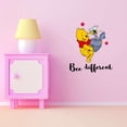 thumbnail image 3 of Babies Bee different Cute Cartoon Wall Decal Decoration Motivational Bumble Bee Wall Home Decor Lasts Years and Easily Removable - Size: 16 In(W) x 20 In(H), 3 of 5