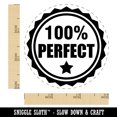 thumbnail image 2 of 100 Percent Perfect Teacher Rubber Stamp for Scrapbooking Crafting Stamping - Small 3/4 Inch, 2 of 7