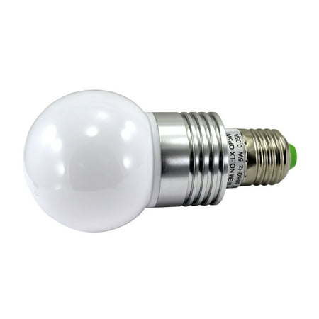 

QP5W LED Light Bulb 5 Watt 400 Lumens 120° 40w Equivalent 100-240v AC 50/60 Hz E-26 30000+ Hour Aluminum 2 Year Warranty