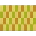thumbnail image 1 of Ahgly Company Indoor Rectangle Patterned Banana Yellow Area Rugs, 2' x 4', 1 of 6