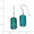 thumbnail image 2 of Beautiful Sterling Silver Blue Jasper Earrings, 2 of 2