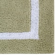 thumbnail image 6 of Better Trends 20" x 20" U-Shape Toilet Rug 100% Cotton, Extra Soft Mat for Bathroom Floor Decor, Water Absorbent, Reversible Machine Washable, Contour Rug Hotel Multi Collection - Sage/White, 6 of 6