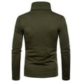 thumbnail image 3 of LilyLLL Mens Long Sleeve Roll Turtle Neck Pullover Tops Solid Color Thermal Sweater, 3 of 4