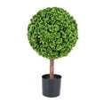 thumbnail image 3 of Artificial Bonsai Tree Height 24in Desk Floor Fake Plants Potted Tree Plants for Design D, 3 of 9