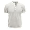 thumbnail image 5 of Styesk T-Shirts pour Homme à Manches Courtes Musclé Robuste Basique Blouse de Couleur Unie T-Shirt Haut à Manches Courtes Col Rond Blouses Chemises, 5 of 5