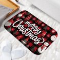 thumbnail image 6 of 1pc Merry Christmas Absorbent Non-Slip Bathroom Thickened Flannel Rug Decor,Soft,Quick Drying,Suitable For Indoor/outdoor Use,Bathrooms,Bedrooms,Kitchens,Terrace,Laundry Rooms,16"x24", 6 of 9