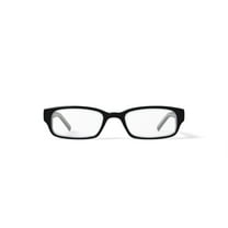 Walmart Youths FM12026 Rectangular Prescription Eyeglasses with Case, Black