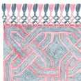 thumbnail image 2 of SAFAVIEH Sahara Horgan Geometric Trellis Area Rug, Pink/Grey, 5' x 8', 2 of 4