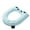 Blue, variant on Clearance! Anckoeil Zipper Model Toilet Seat Household Embroidery Sitting Washer Toilet Seat Cover Cute Washer Four Seasons Universal Toilet Seat