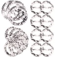 thumbnail image 1 of Miangastore Scarf Ring Multi 30Pcs 1.6X1.7X1.7In Inner Diameter 0.8In Resin, 1 of 9