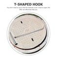 thumbnail image 4 of Phenofice Manhole Cover Lifting Hooks Heavy Duty Hook Silver 1Pack for Daily Use, 4 of 8