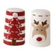 thumbnail image 2 of 2x Saleros y pimenteros navideños, tarros para condimentos, tarros multifuncionales para almacenar alimentos, decoración de mesa para el comedor, 2 of 7