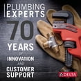 thumbnail image 3 of Delta 75754BL Single Setting Two-In-One Combination Shower, 3 of 4