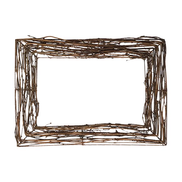 1 unidad de guirnalda natural de ramas de vid, guirnalda decorativa de ratán para manualidades