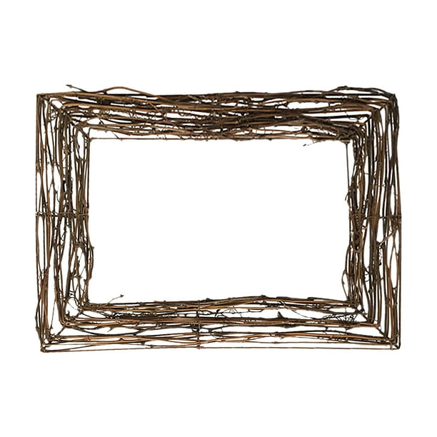 1 unidad de guirnalda natural de ramas de vid, guirnalda decorativa de ratán para manualidades