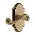 thumbnail image 6 of Grandeur Arcnew_Sd_Na_Lh Arc Solid Brass Left Handed Single Dummy Door Lever - Nickel, 6 of 6