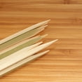thumbnail image 3 of BambooMN 8.3" x 0.2" Extra Long Heavy Duty Square Bamboo Yakitori BBQ Skewers, 100 Pieces, 3 of 6