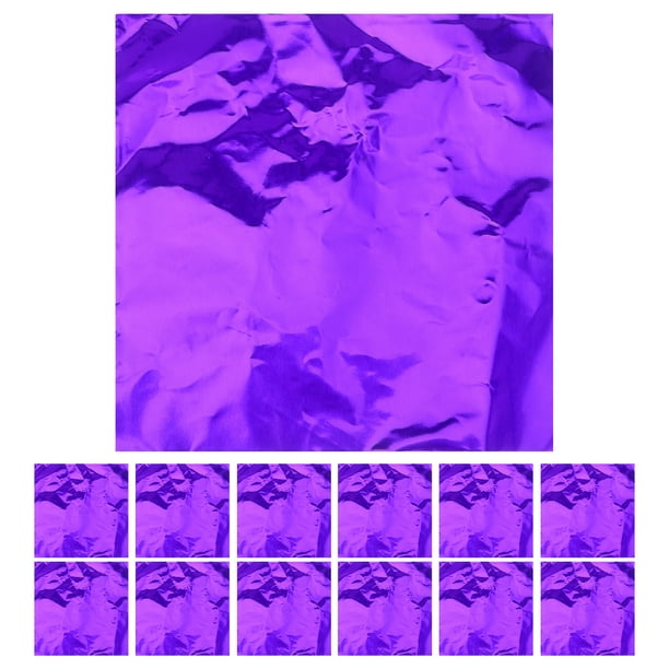 200 envoltorios de papel de aluminio para caramelos de chocolate caseros.