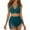 Blue, variant on Bikinis for Women – Separate Fashion Mesh Tie String, Sexy Back with Sheer Net, Built-in Padding, No Underwire, Beach Vacation Swimsuit,Purple L