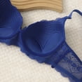 thumbnail image 6 of Tsesme Underwire Bras for Women Embroidery Lace Push up Bras Deep V-Neck Comfy Breathable Minimizers, 6 of 8