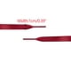 thumbnail image 5 of Cordones planos de cinta para zapatillas de deporte, cordones para mujer, decoraci?n DIY Vino rojo 140cm/55.1" Unique Bargains Cordones, 5 of 6