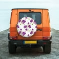 thumbnail image 6 of Pofeuu Orchids Flowers Print Spare Tire Wheel Cover for Car Truck SUV Camper Universal Fit Spare Tire Cover RV Spare Tire Covers-14 inch, 6 of 6