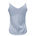 thumbnail image 7 of DuoJiaJ Womens Satin Camisole, V Neck Sleeveless Silk Summer Tank Top Gray L, 7 of 7