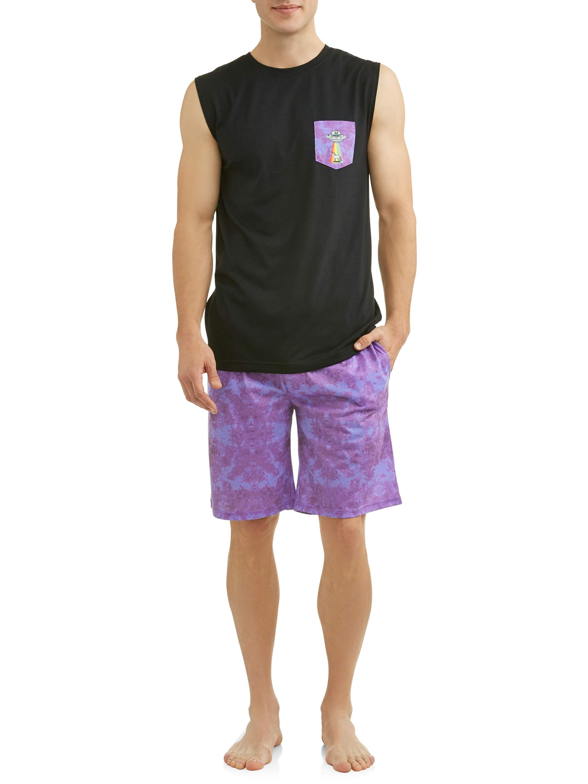 Top Drawer Men's Summer Muscle Tee and Jam Short Set