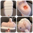 thumbnail image 7 of Otqutp Kids Cute Bunny Animals Slippers Warm Winter Furry Heeled Slipper Soft Comfortable Plush Indoor Non Slip House Shoes, 7 of 7