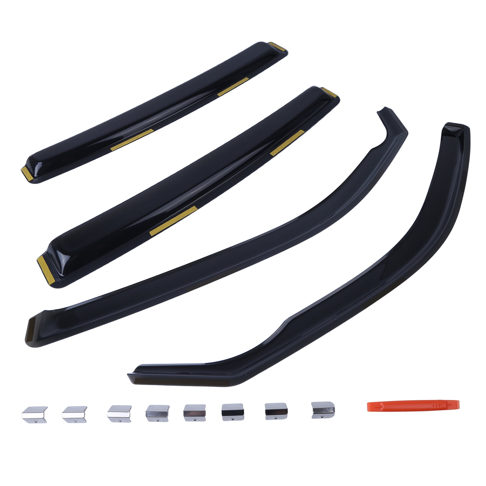 4Pcs Wind Deflectors Window Vent Visors Rain Guard Compatible for Dodge Charger 2011-2023 In-Channel Rain Shield Shade Sun Protection Replacement