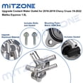 thumbnail image 2 of MITZONE Engine Coolant Thermostat Housing Assembly Compatible with 2018-2022 GMC Terrain 1.5L 2019-2022 Chevrolet Trax 1.4L 2016-2022 Chevrolet Spark 1.4L 2019-2022 Chevrolet Malibu 1.5L, 2 of 7