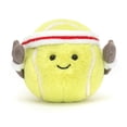 thumbnail image 4 of Pelota de tenis Jellycat Amuseables de peluche para fanáticos del deporte, 4 of 7