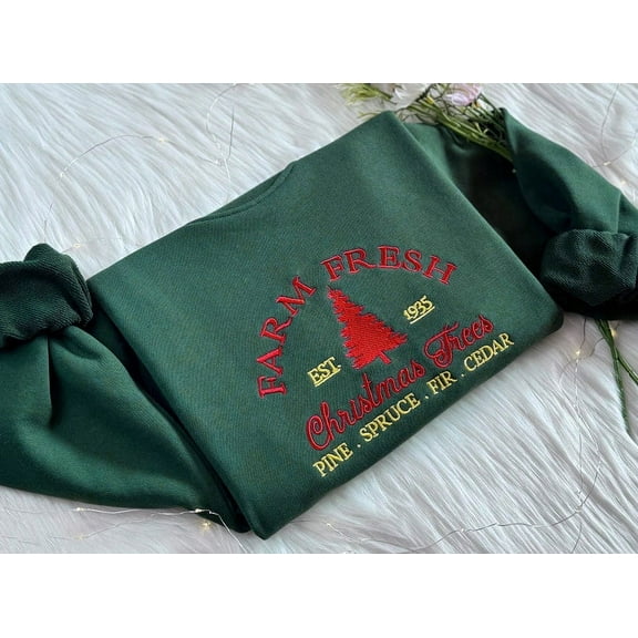 Farm Fresh Embroidered Sweatshirt