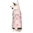 thumbnail image 5 of Uemuo Rabbit And Cherry for Winter Dog Hoodie Sweatshirts with Pockets Warm Dog Clothes for Small Dogs Chihuahua-Large, 5 of 8