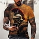 thumbnail image 2 of Camiseta gráfica Sparta para hombre, camiseta para hombre, ropa, camiseta de gran tamaño, camiseta para hombre, camiseta con estampado 3D, camisetas de verano, camisetas casuales de manga corta para c, 2 of 5