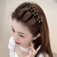 thumbnail image 5 of Xihbxyly Pinza para El Cabello con Flores, Elegante Broche de Acrílico con Diamantes de Imitación, Versátil Pinza Lateral para Flequillo, Fácil de Usar para Un Peinado Rápido, Perfecta para Fiestas,, 5 of 5