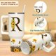 thumbnail image 4 of Vaso SUFAVN con diseño de girasoles con monograma, 1,2 L, para mujer, 4 of 7