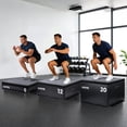 thumbnail image 1 of QinaQin 6 Inch Plyo Box, Soft Plyometric Box, Stackable, Black, 1 of 9