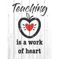 thumbnail image 2 of Prime, Marcus 25x32 White Modern Wood Framed Museum Art Print Titled - Teaching Heart 1, 2 of 4