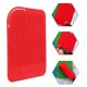 thumbnail image 5 of Almohadilla de aislamiento térmico resistente al calor, tapete plegable para rodillo de pelo eléctrico (rojo), 5 of 8