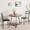 Rustic Brown, variant on Studyset Round Dining Table Set for 2, Modern Kitchen Table Chairs Set of 2,Small Dining Room Table Set with 2 Upholstered Chairs,