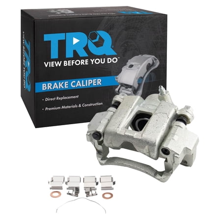 TRQ New Rear Disc Brake Caliper with Bracket & Hardware for Toyota Lexus
