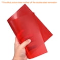 thumbnail image 4 of Unique Bargains 10Pcs Gel Light Filter Transparent Color Correction Plastic PVC Sheets Red, 4 of 5
